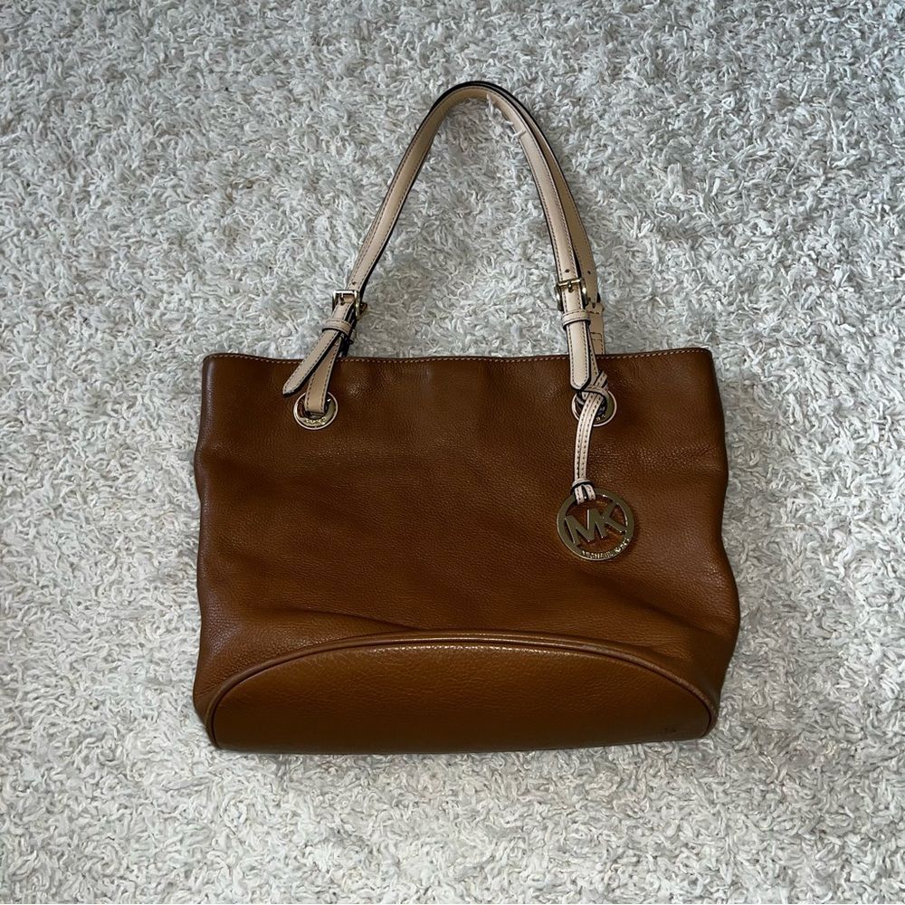 michael kors brown shoulder bag